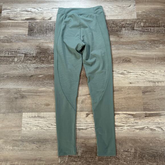 Gymshark Sage Green Topographic Seamless Leggings Size M - Picture 4 of 6